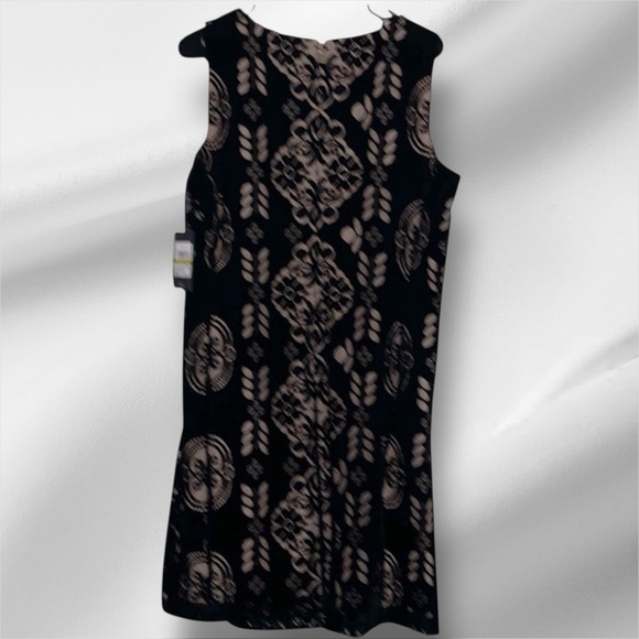 ‼️NWT:TOMMY HILFIGER SHEATH LACE SLEEVELESS ROUND NECK DRESS - Picture 7 of 14